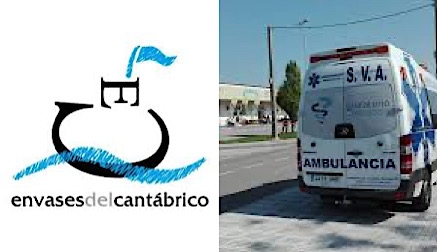 Envases del Cantábrico dona material plástico a Ambulancias Mompía para su uso sanitario