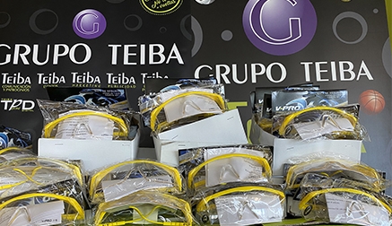 El Grupo Teiba dona cerca de 200 gafas de protección a las diferentes residencias de mayores de Astillero-Guarnizo