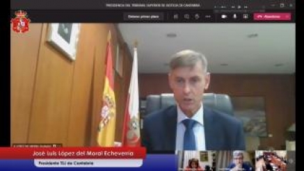 López del Moral continuará un mandato más como presidente del Tribunal Superior de Cantabria
