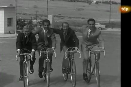 Cuatro grandes del ciclismo español