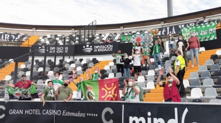Victoria de mérito en el Nuevo Vivero (0-1) ante el Badajoz, otro aspirante al ascenso