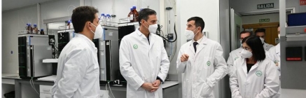 Pedro Sánchez asegura que la vacuna española contra el coronavirus estará disponible este semestre