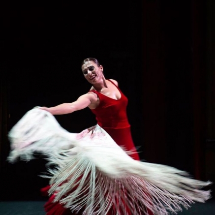La bailarina y coreógrafa cántabra Yolanda G. Sobrado: dominio de las técnicas flamencas