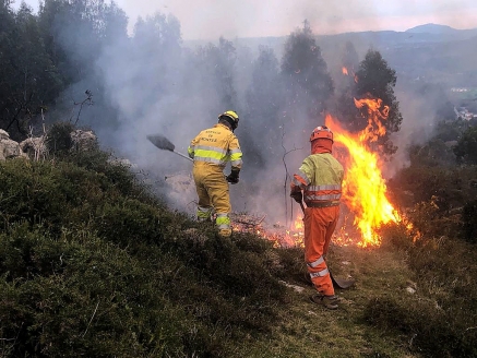 Continúan dos incendios activos en Cabuérniga, con un balance desesperante: 184 incendios provocados en marzo