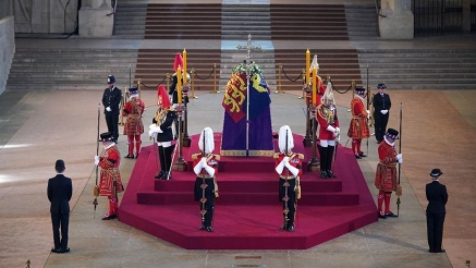 Todo listo en Londres para el funeral de Estado de la reina Isabel II