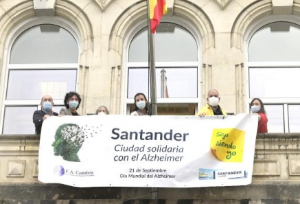 Santander celebró el Día del Alzheimer para dar visibilidad a la enfermedad