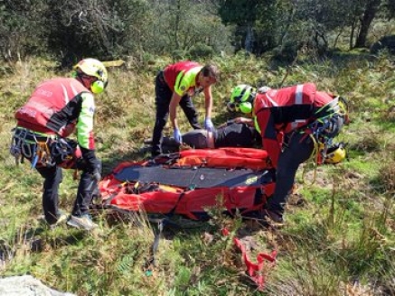 Rescatado un hombre con crisis epiléptica en el monte Mazagruco de Mazcuerras
