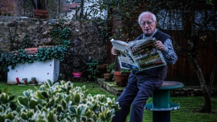 Funeral, hoy, en Ontoria por el veterano periodista y escritor Carlos Bribián