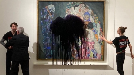 Un cuadro de Klimt en Viena, nueva víctima de los activistas climáticos