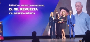 Premio al Mérito Empresarial para Gil Revuelta, fundador de Calderería Ibérica hace más de medio siglo