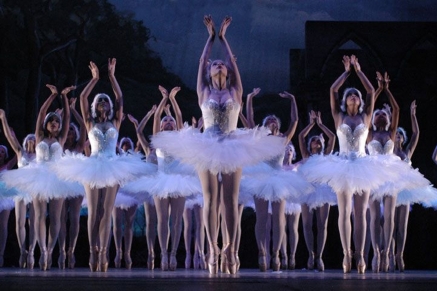 El ballet de la Ópera de Kiev con "El Lago de los Cisnes"