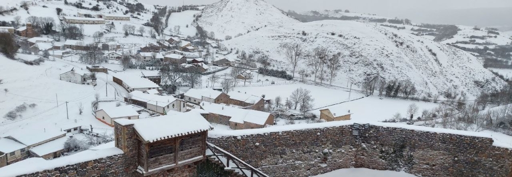 El temporal deja Cantabria bajo un manto de nieve