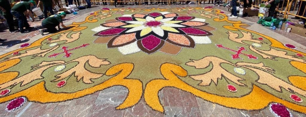 La apertura de la Puerta del Perdón tendrá una gran alfombra floral