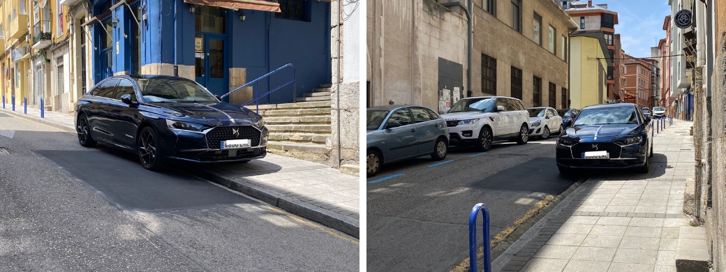 Denuncian que Gema Igual aparca el coche oficial del Ayuntamiento de Santander en mitad de la acera mientras acude a actos como candidata del Partido Popular