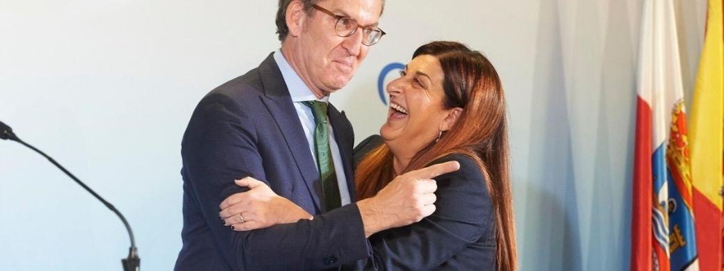 El PP-PRC firman el pacto de investidura para hacer presidenta a María José Sáenz de Buruaga
