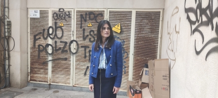 Laura Velasco critica que el PP no termine de acabar con el problema de las pintadas en Santander
